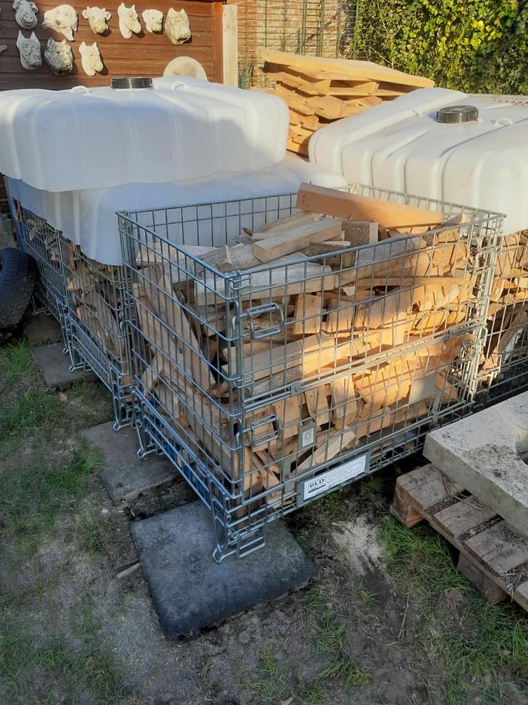 Gitterbox houtbak ibc krat draadkooi, Tuin en Terras, Minder dan 3 m³, Ophalen of Verzenden
