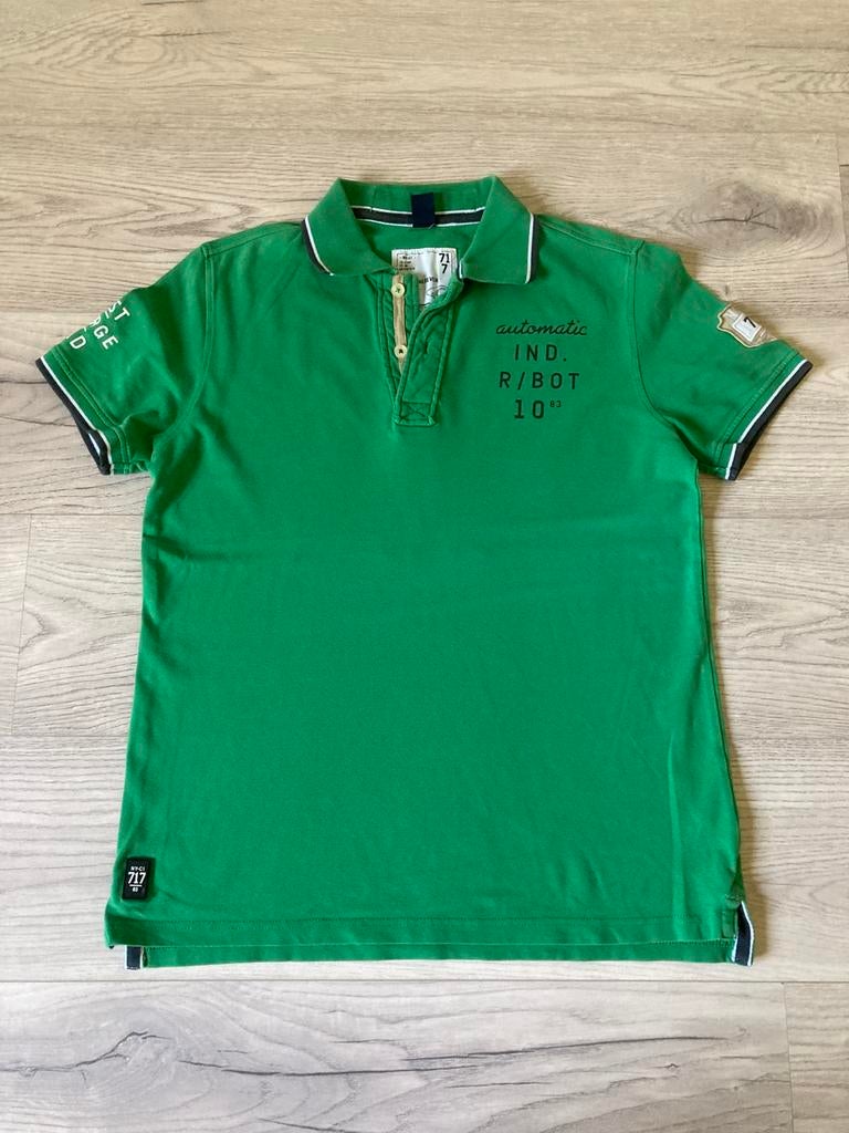 Mooie groene polo seven one seven maat 176, Kinderen en Baby's, Kinderkleding | Maat 176, Ophalen of Verzenden, Zo goed als nieuw