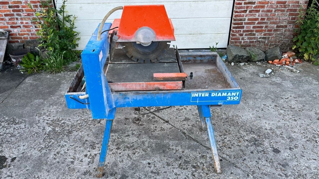Inter Diamant 350 steenzaagmachine, Doe-het-zelf en Verbouw, Gereedschap | Zaagmachines, Gebruikt, Overige typen, 1200 watt of meer