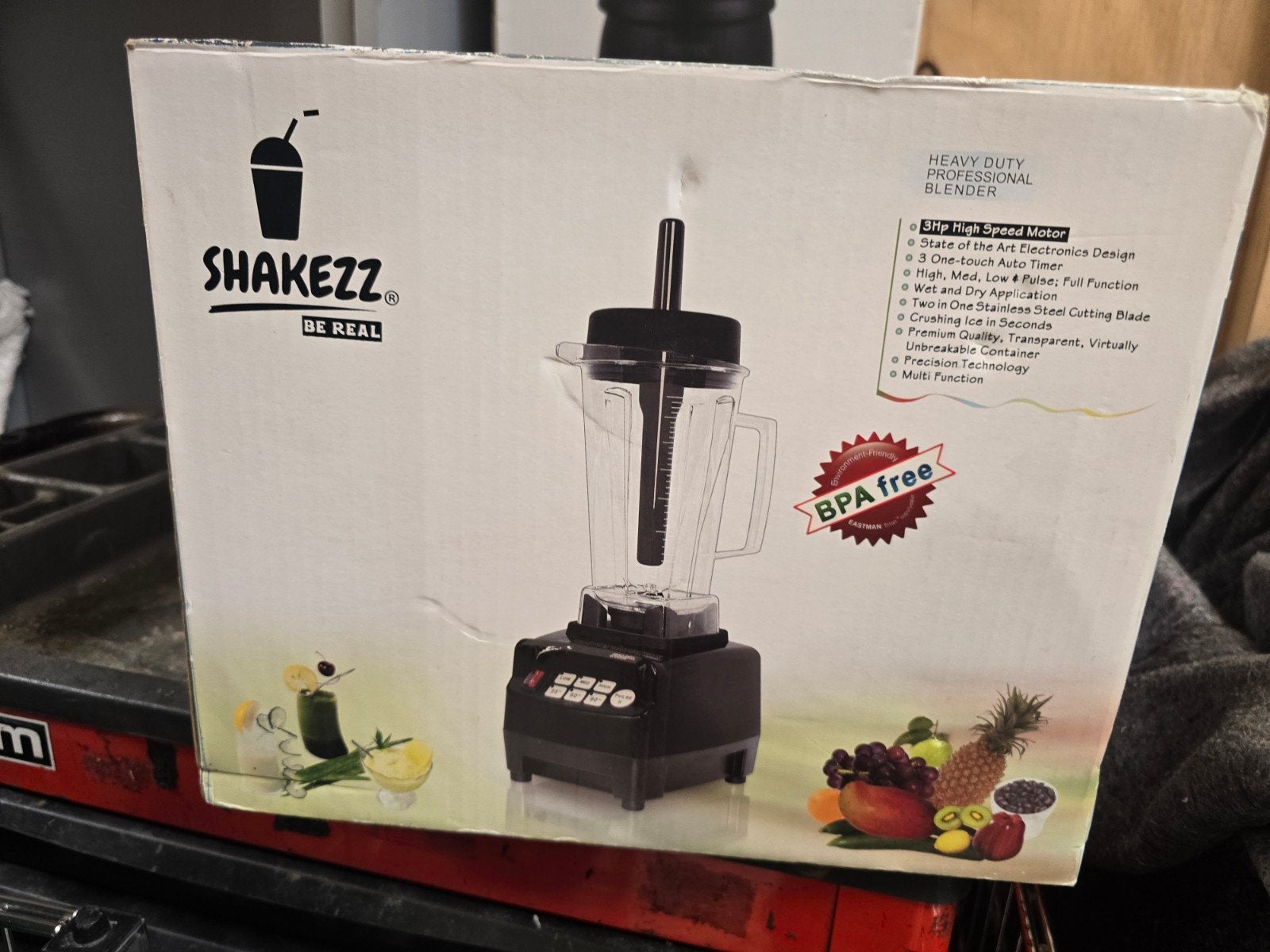 Shakezz Heavy Duty Professionele Blender - BPA Vrij, Ophalen