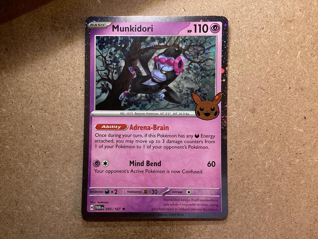 1x Munkidori [TWM 095/167] (Near Mint, Holo), Ophalen of Verzenden, Zo goed als nieuw, Losse kaart, Foil