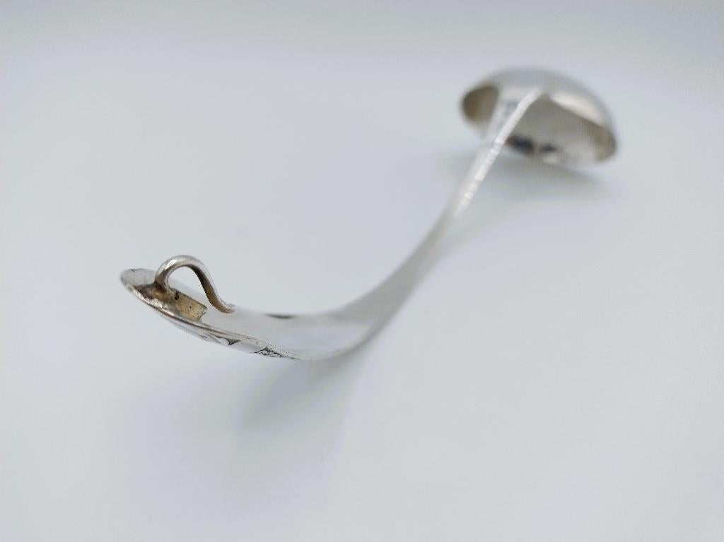 Zilveren roomlepel, C.G. Hauffe, Riga, ca. 1810, Verzenden, Zilver