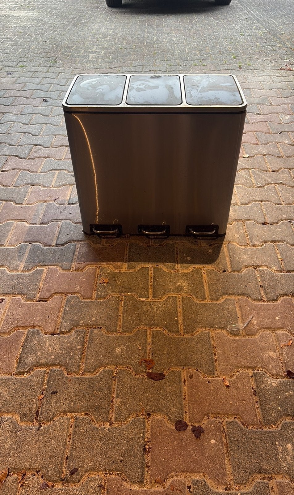 Prullenbak Coninx 3x20L, 40 liter of meer, Ophalen, Gebruikt, Met pedaal