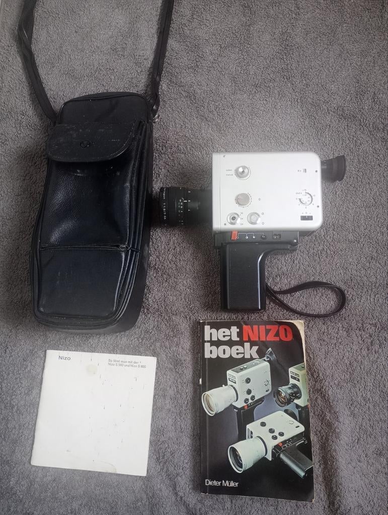 Vintage Braun Nizo 560 8mm Videocamera, Ophalen of Verzenden, 8mm, Camera