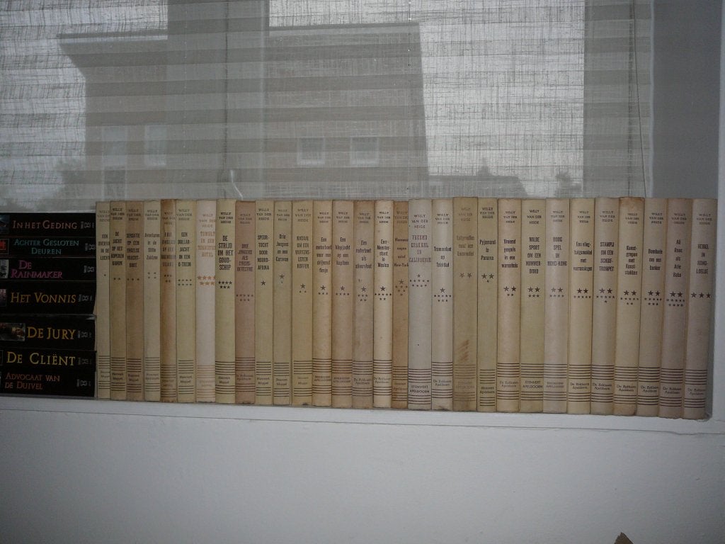 30 hardcover boeken van Bob Evers serie. Willy v.d. Heide, Ophalen of Verzenden, Gelezen, Willy van der Heide