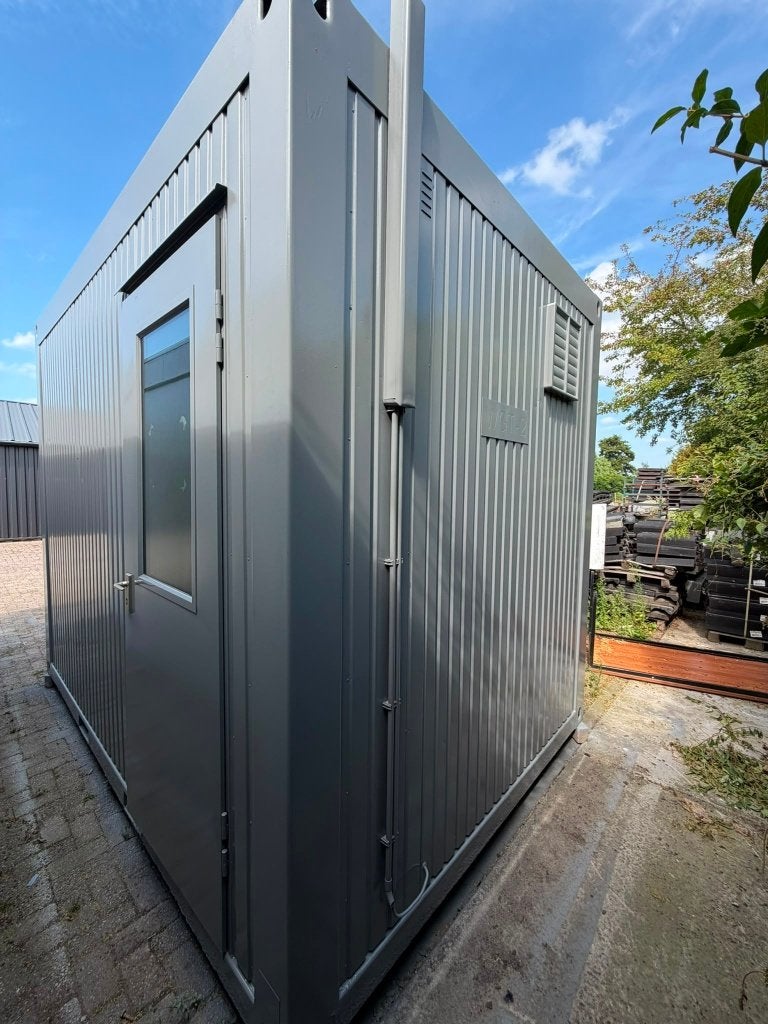 Bouw-schaftkeet, Kantoorunit, Woonunit, 3.50 x 2.44, Doe-het-zelf en Verbouw, Bouwketen en Schaftketen, Ophalen, Gebruikt