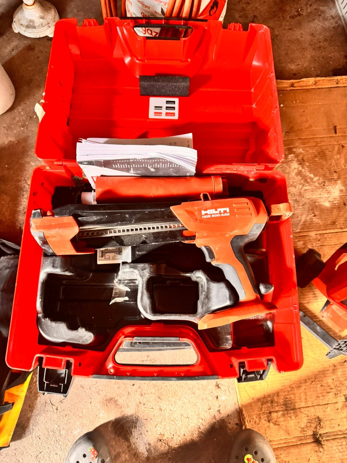 Hilti HDE 500 kitspuit, Ophalen of Verzenden, Zo goed als nieuw