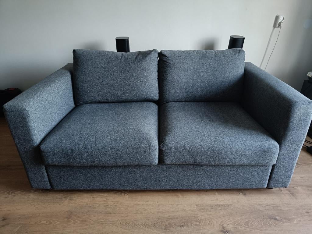 IKEA Vimle tweezitsbank grijs, Huis en Inrichting, Banken | Bankstellen, Ophalen, Stof, 150 tot 200 cm, Tweepersoons
