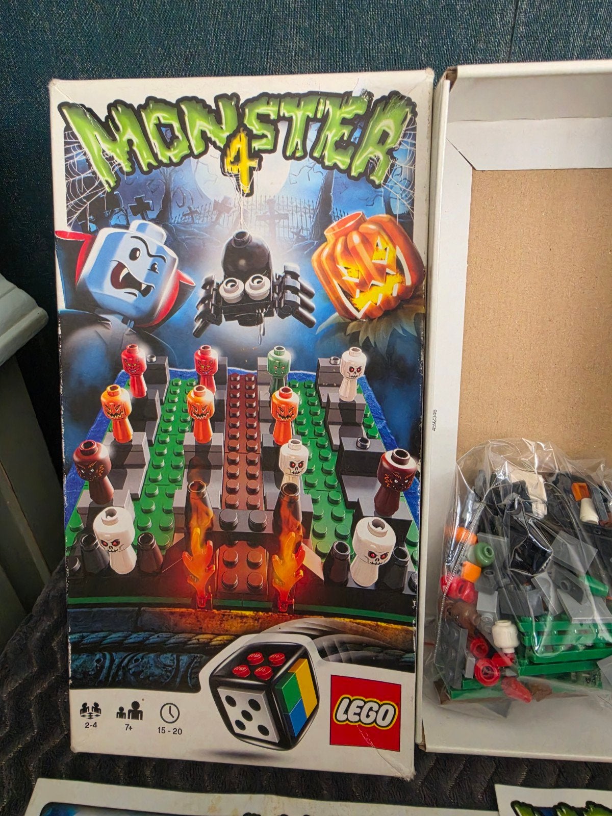 Lego Monster 4 Spel - Compleet met doos en instructies, Compleet, Gebruikt, Overige thema's, Lego