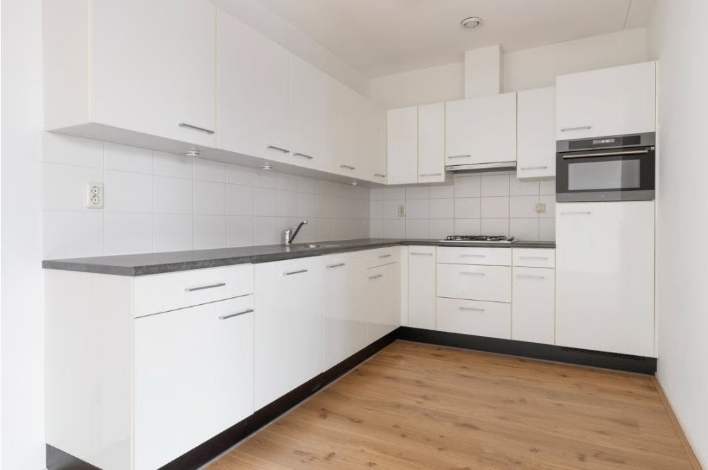 Keuken, Ophalen, Gebruikt, Wit, Hoekkeuken