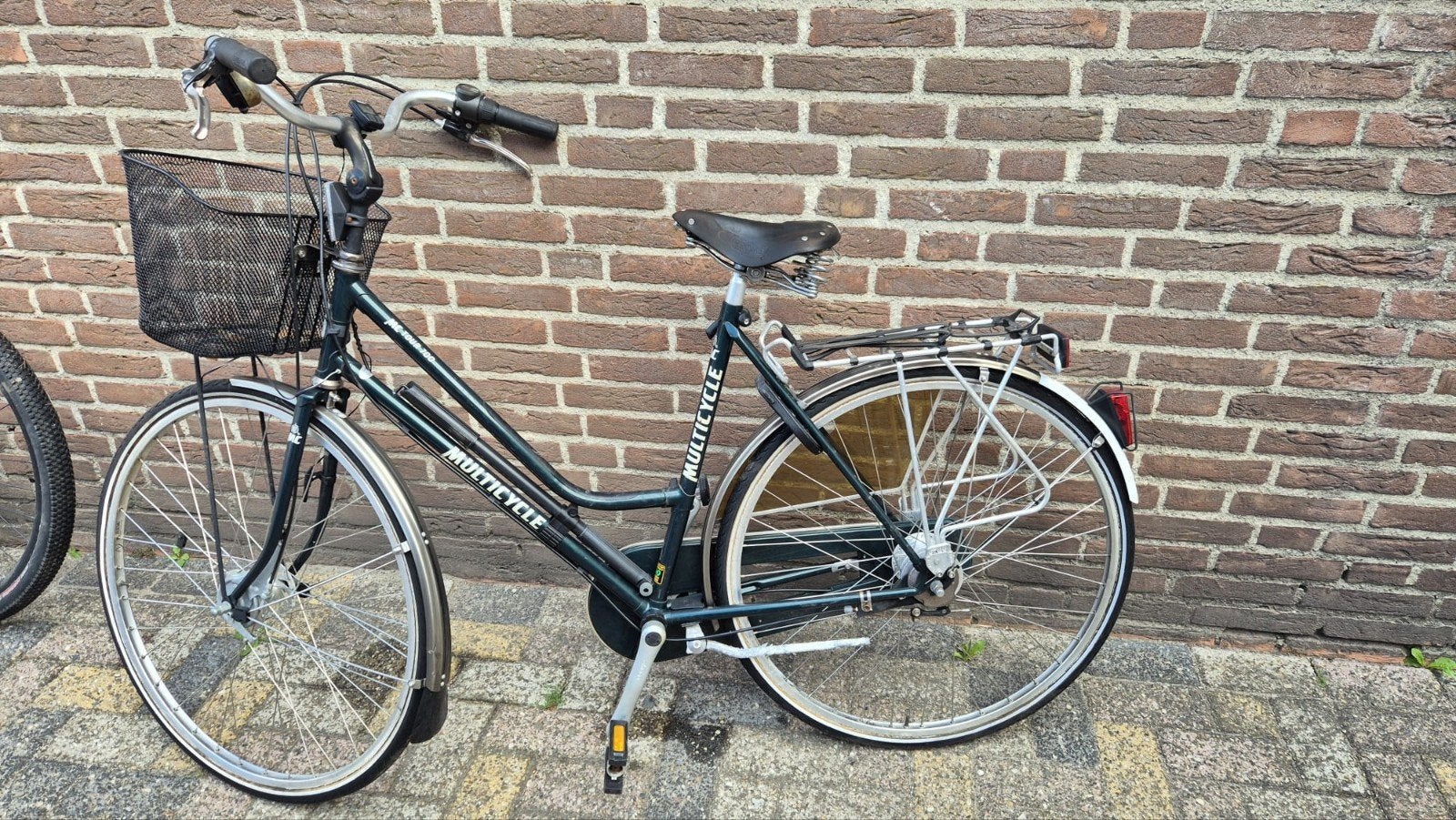 Multicycle damesfiets met Brooks zadel en mandje, Gebruikt, Versnellingen, 50 tot 53 cm, Trommelrem