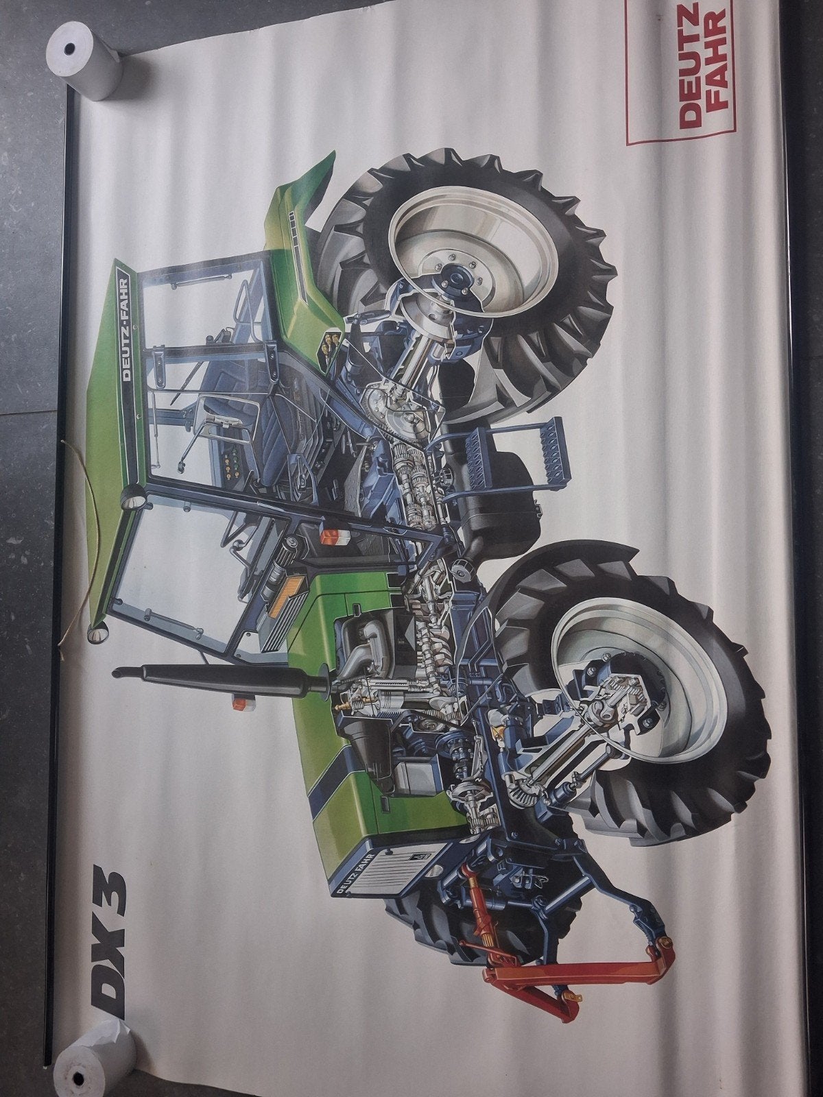 deutz fahr poster, Ophalen of Verzenden, A1 t/m A3