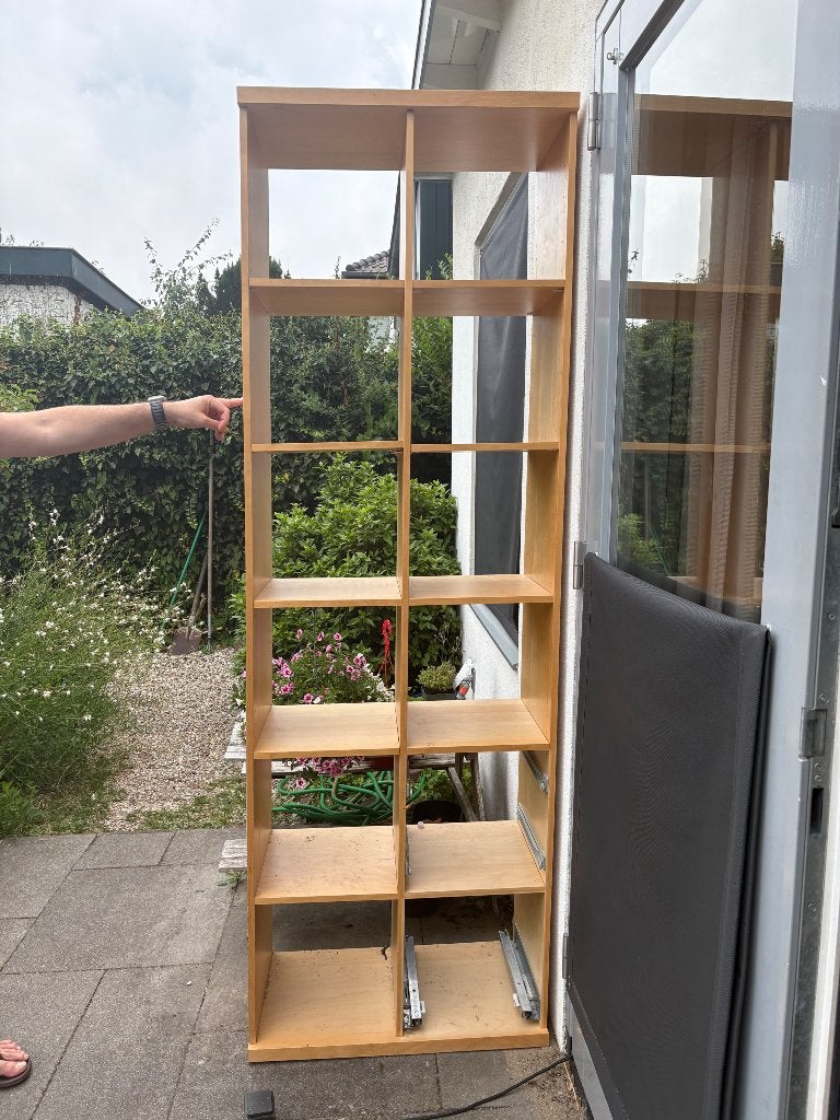Ikea vakkenkast met laatjes, moet weg!!, Ophalen, Gebruikt