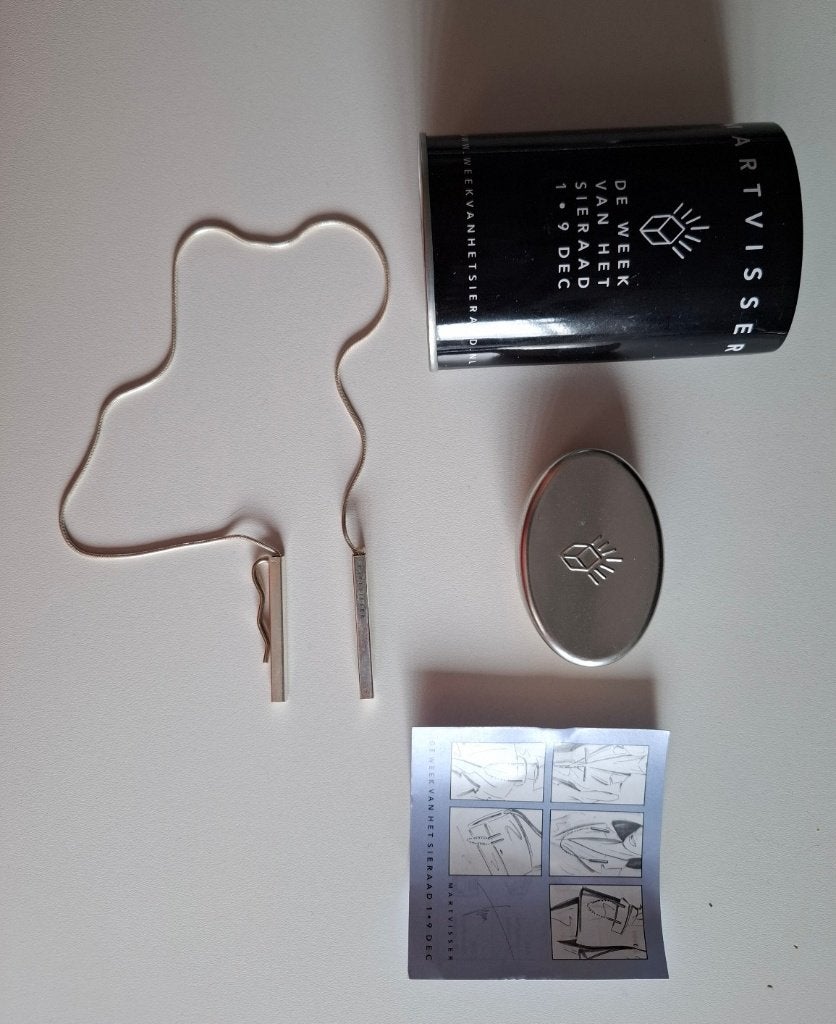 zilveren sieraad Mart Visser, Ophalen of Verzenden, Zilver, Overige typen