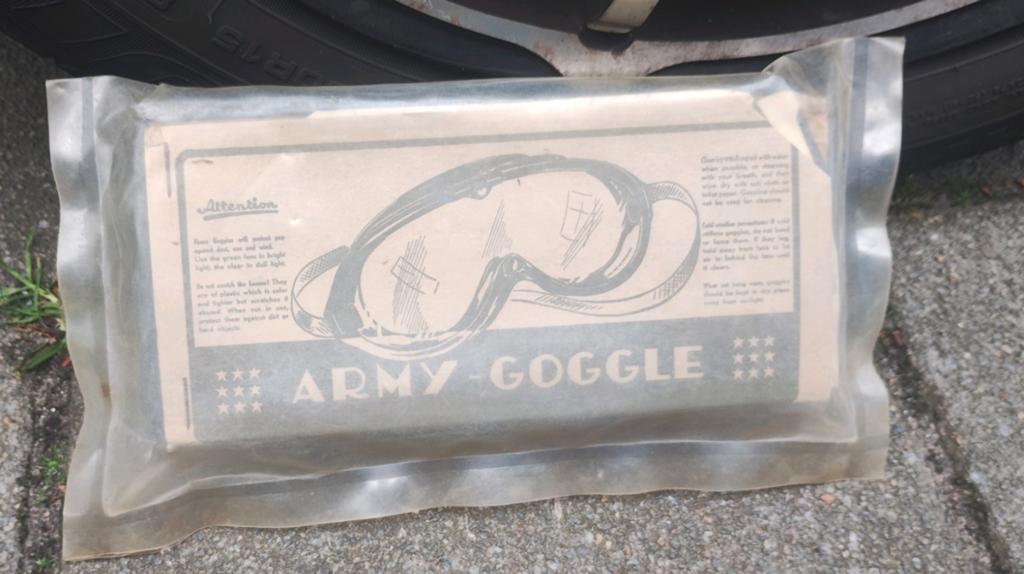 Vintage US Army Goggle - Nieuw in verpakking, Verzenden, Landmacht, Overige gebieden, Overige typen