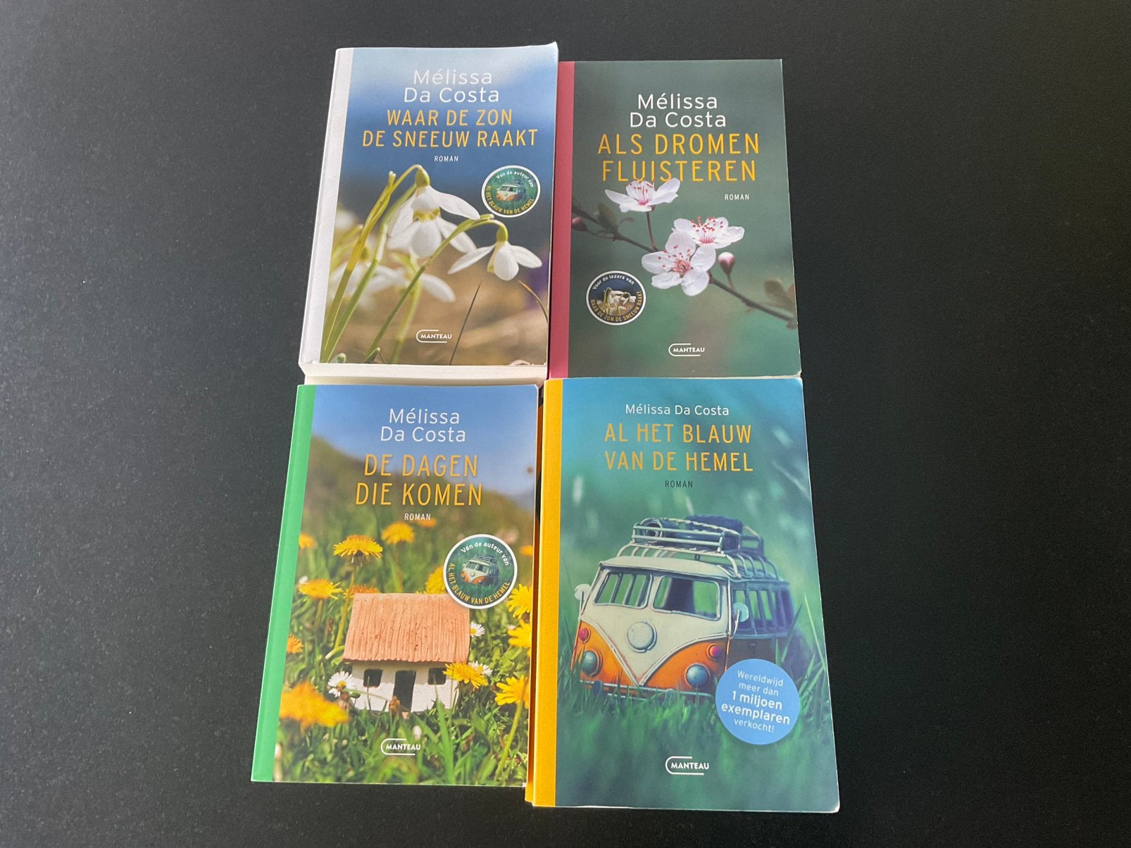 Boekenpakket Mélissa Da Costa. 4 stuks, Ophalen of Verzenden, Gelezen