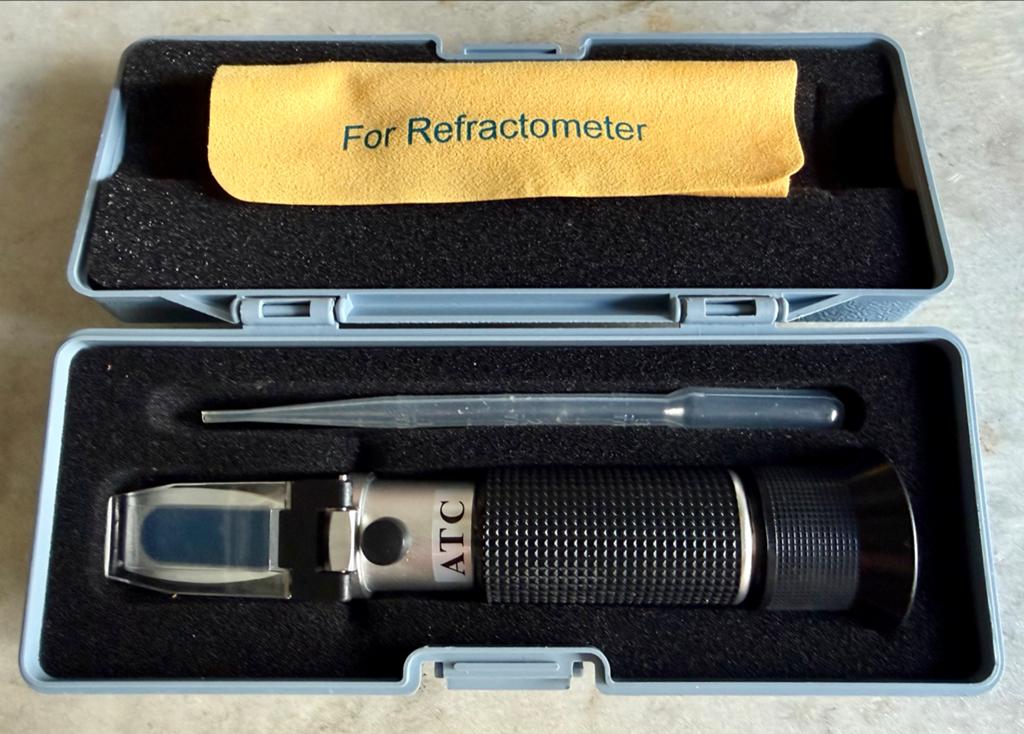 Bierbrouw meetset: Refractometer, Hydrometer & Thermometer, Ophalen of Verzenden, Zo goed als nieuw