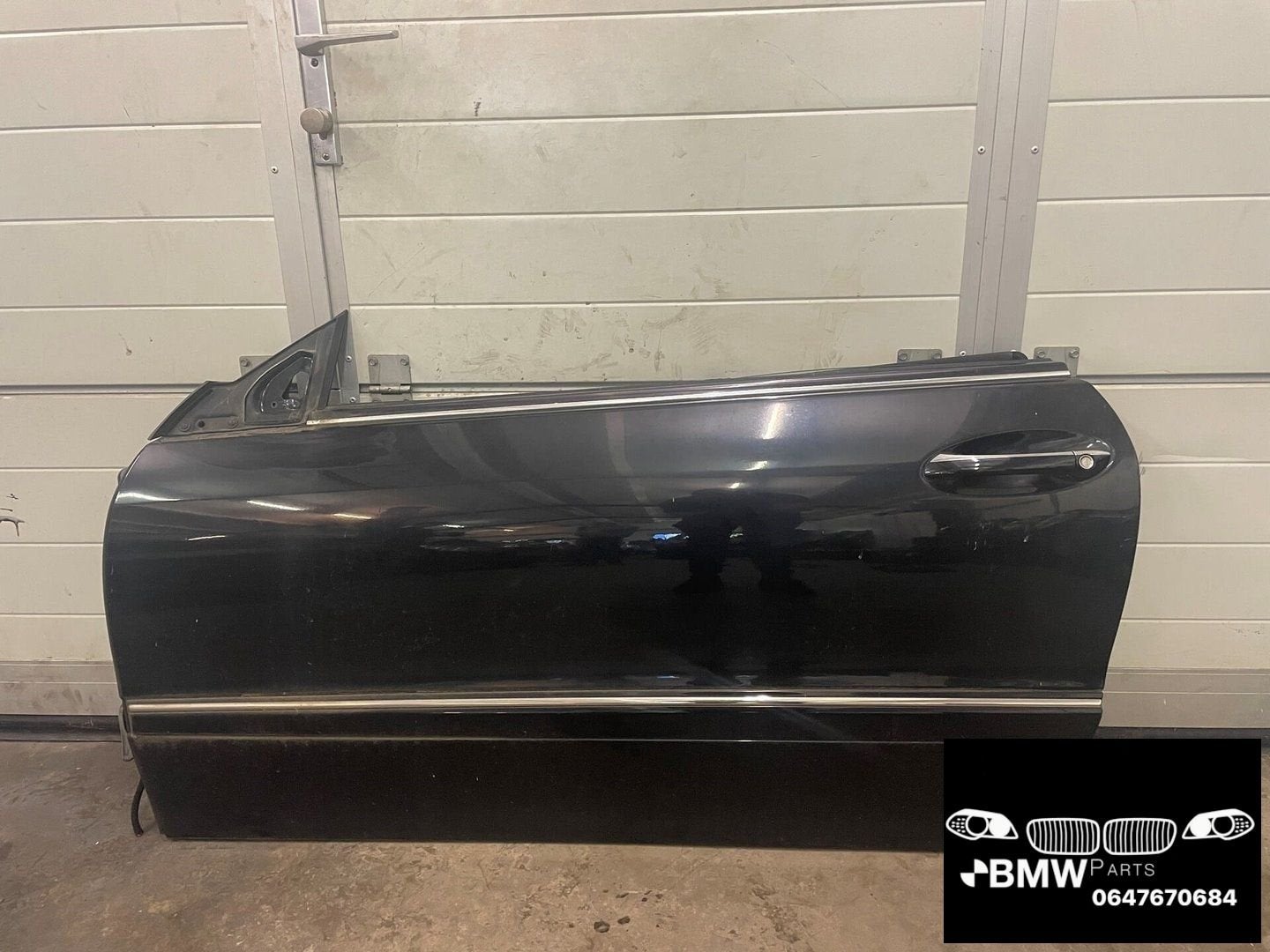 Deur links Mercedes CLK W209 zwart C197, Gebruikt, -, Deur, Ophalen of Verzenden