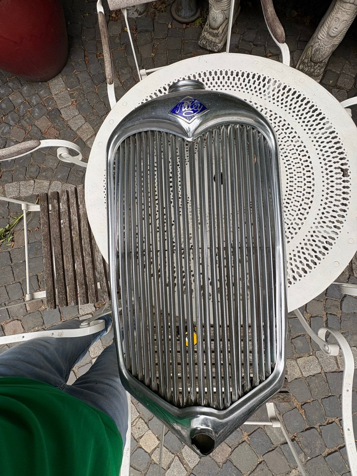 Vintage Riley Grille - Klassieke Auto Onderdeel, Ophalen, Gebruikt, Voor, Oldtimer onderdelen