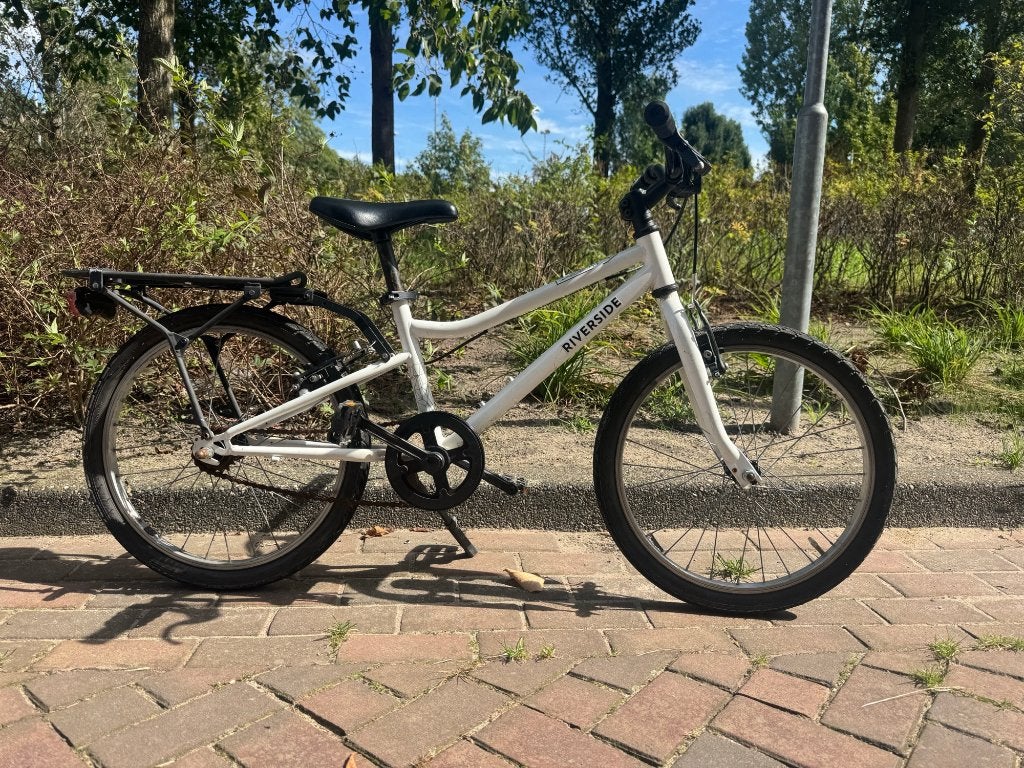 RIVERSIDE 100 kinderfiets 20 inch - wit, Ophalen, Gebruikt, 20 inch of meer, Decathlon
