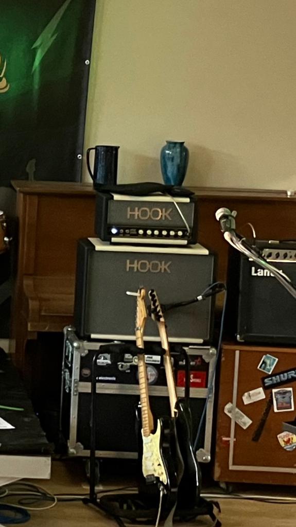 Hook Little Lenny set + flightcases, Ophalen, Gebruikt, Gitaar, Minder dan 50 watt