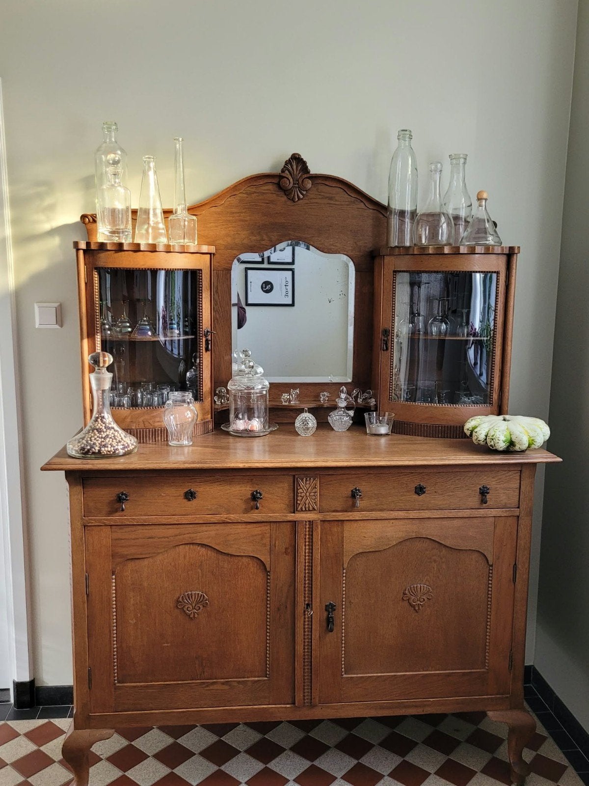 eiken dressoir, Ophalen of Verzenden