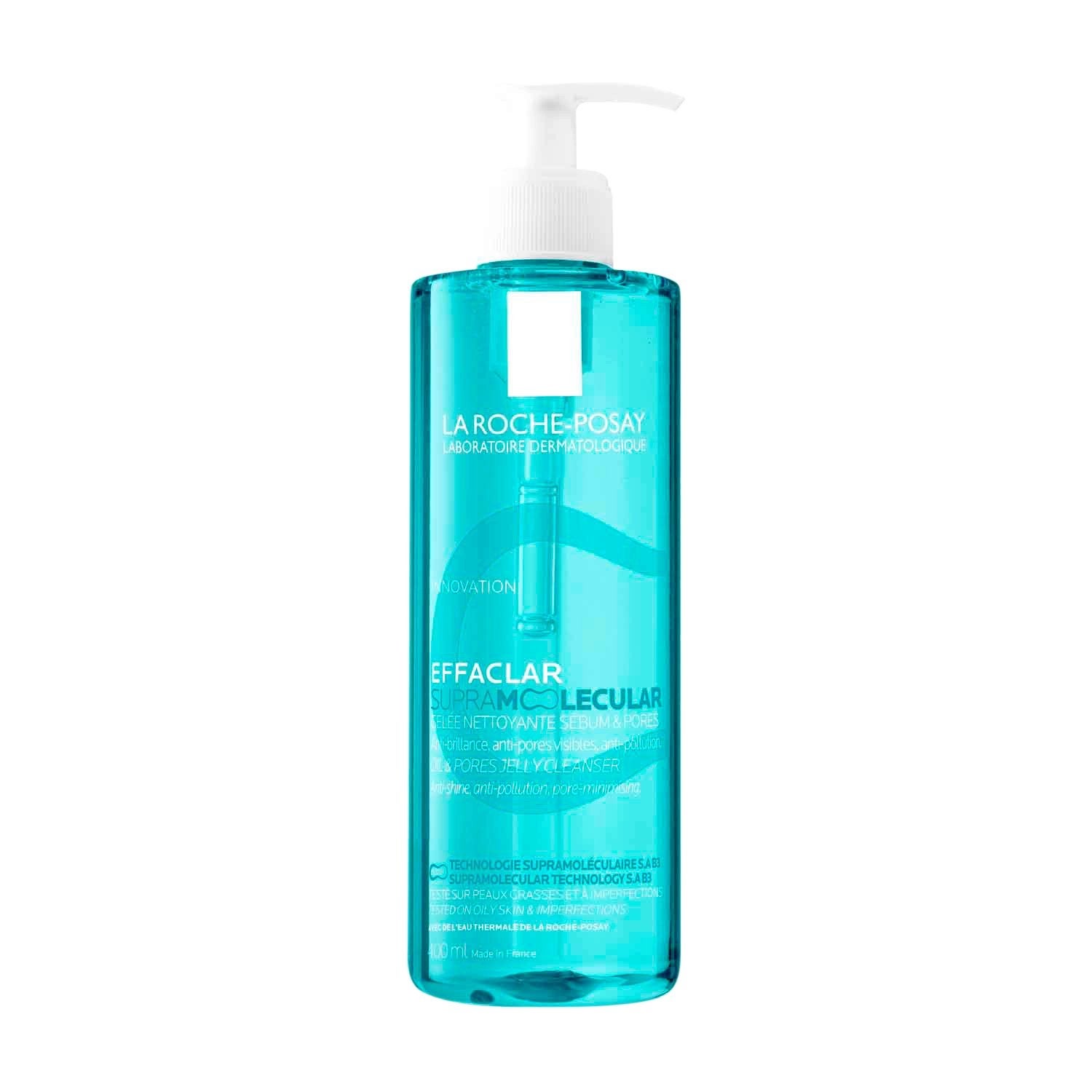 La Roche-Posay Effaclar Supramolecular Oil & Pores 400ml, Verzenden, Nieuw, Gehele gezicht, Reiniging