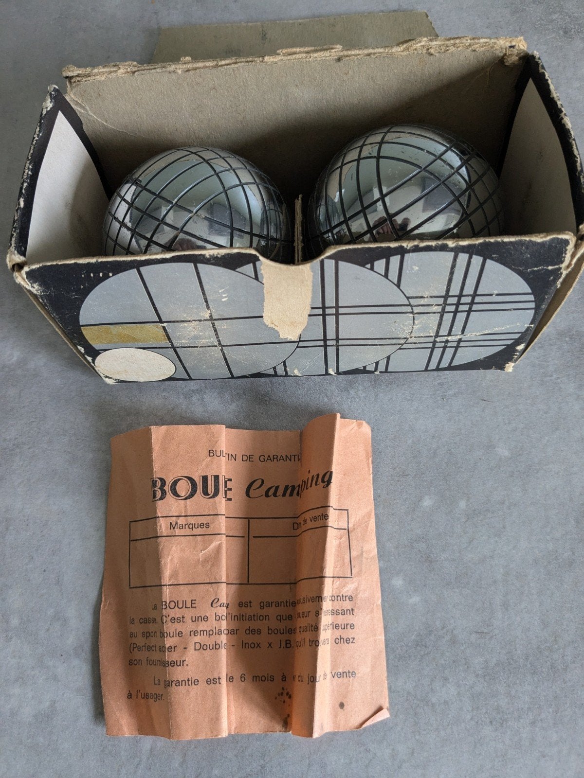 Jeu de Boules ballen 2 x., Ophalen of Verzenden
