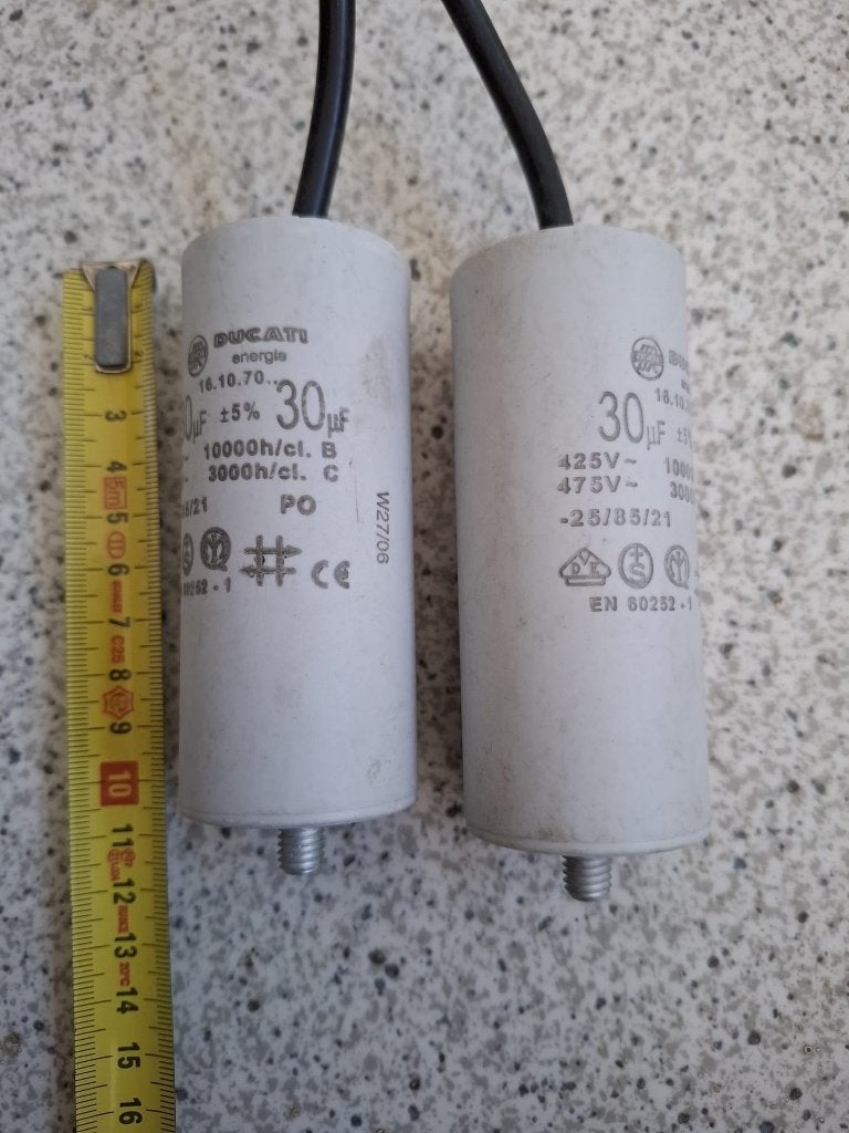 condensatoren 30uF en 50 uF, Ophalen of Verzenden, Nieuw
