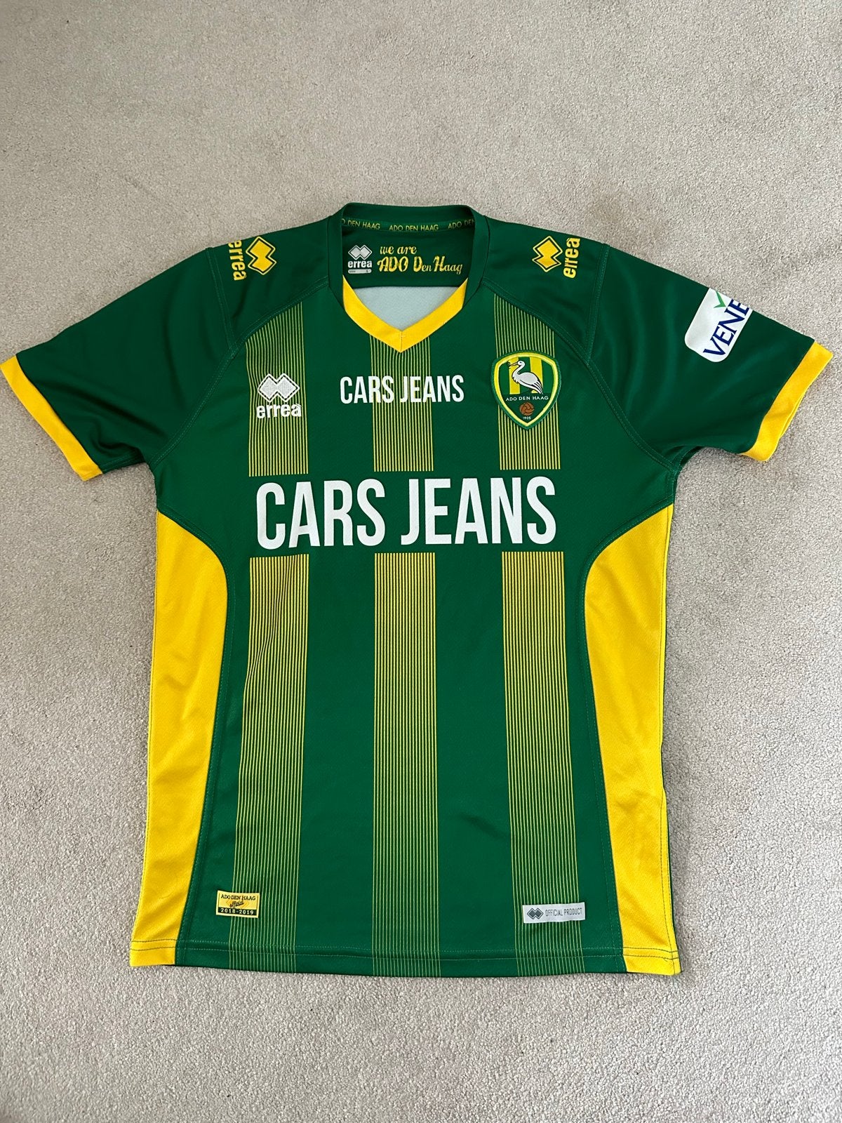 ADO Den Haag Thuisshirt 2018/2019 Maat L, Maat 52/54 (L), Ophalen of Verzenden, Voetbal, Gedragen
