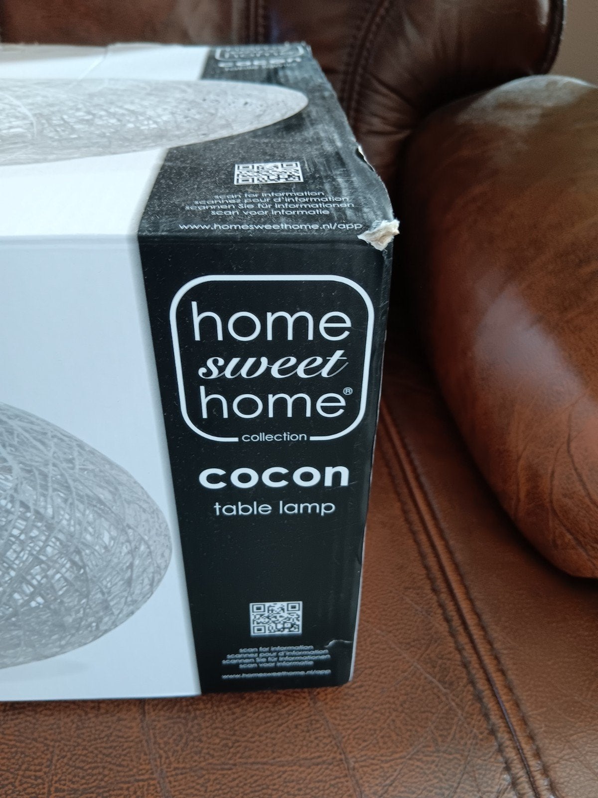 Home Sweet Home Cocon Tafellamp - Nieuw in Doos, Kunststof, Overige merken, Nieuw, Wit