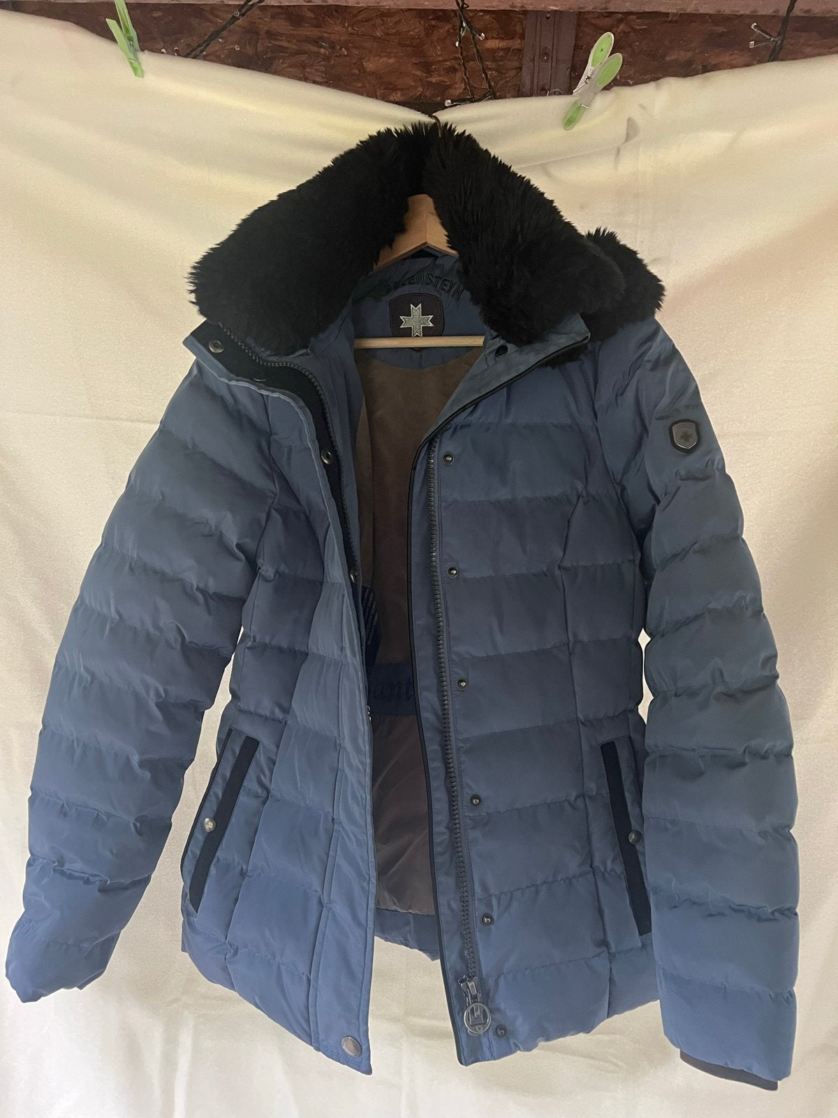 Wellensteyn Santorin SANT-382 dames winterjas maat S blauw, Kleding | Dames, Ophalen of Verzenden, Zo goed als nieuw, Maat 36 (S)