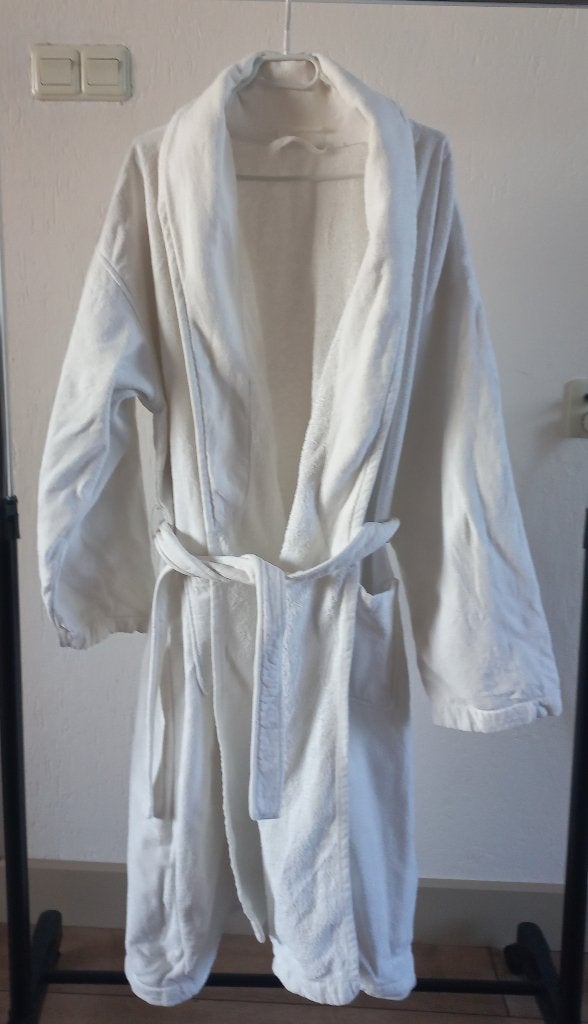 Badjas XL Badstof met ceintuur, Onbekend, Ophalen, Gedragen, Maat 46/48 (XL) of groter