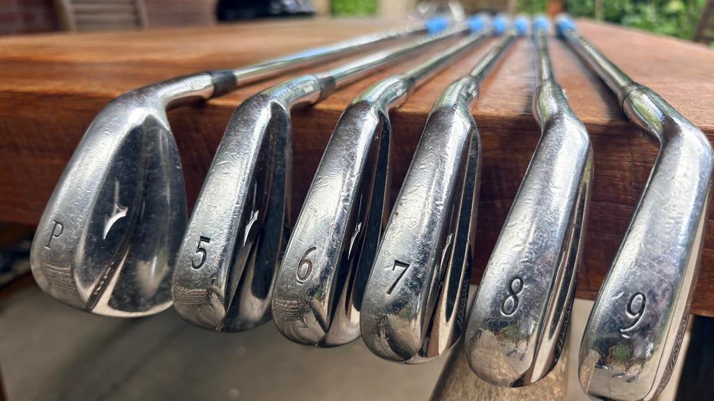 Mizuno MP-5 5–PW – True Temper XP115 – Midsize Golf Pride, Sport en Fitness, Golf, Ophalen, Zo goed als nieuw, Set, Mizuno