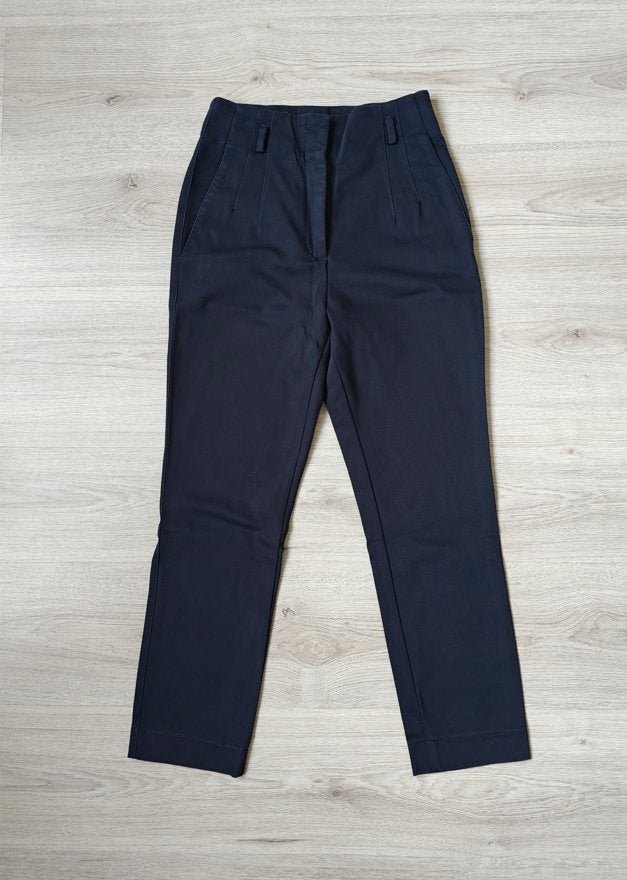 Pantalon | Vanilia | maat XS/34, Blauw, Vanilia, Ophalen of Verzenden, Driekwart