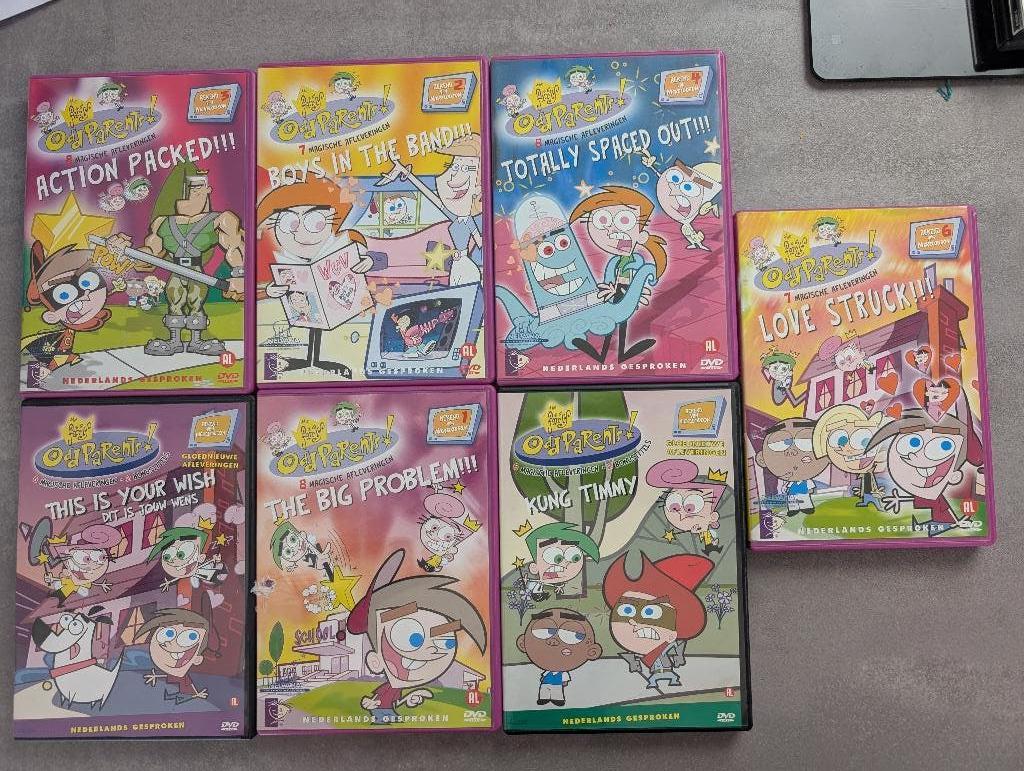 Fairy odd parents 7 dvd's *zeldzaam&, Cd's en Dvd's, Dvd's | Tekenfilms en Animatie, Alle leeftijden, Ophalen of Verzenden, Zo goed als nieuw