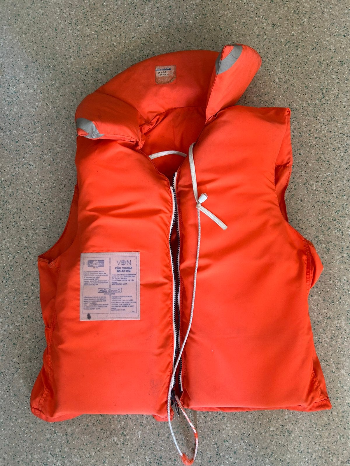 Reddingsvest 60-80 kg, Ophalen of Verzenden, Gebruikt, Overige typen