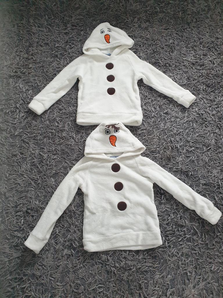 Olaf Frozen Hoodie maat 98 104, Ophalen of Verzenden, Gebruikt, Disney Frozen, Jongen of Meisje