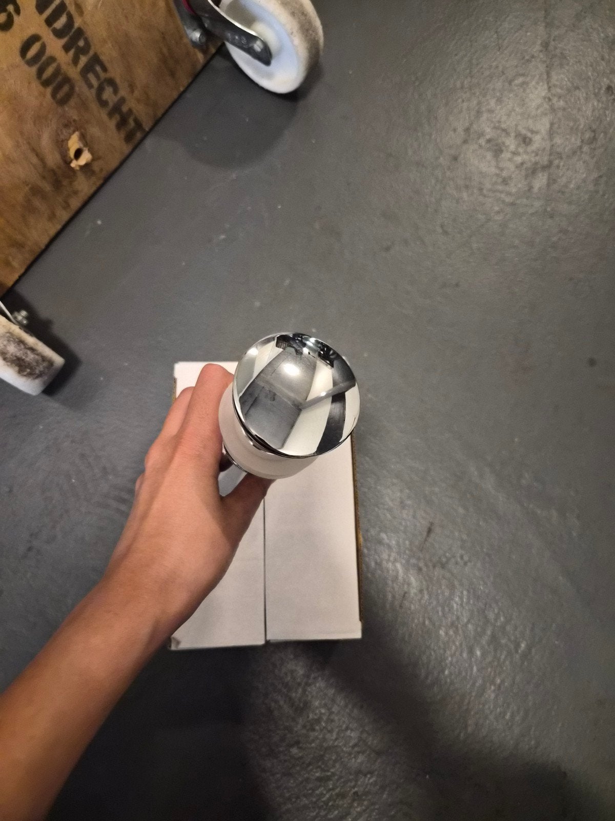 Afvoerplug nieuw in doos, Ophalen, Nieuw, Chroom, Wastafel