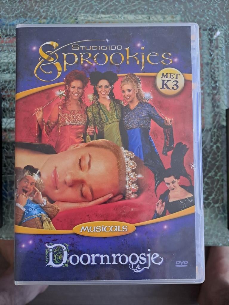 K3 - Doornroosje (dvd), Alle leeftijden, Ophalen of Verzenden, Zo goed als nieuw