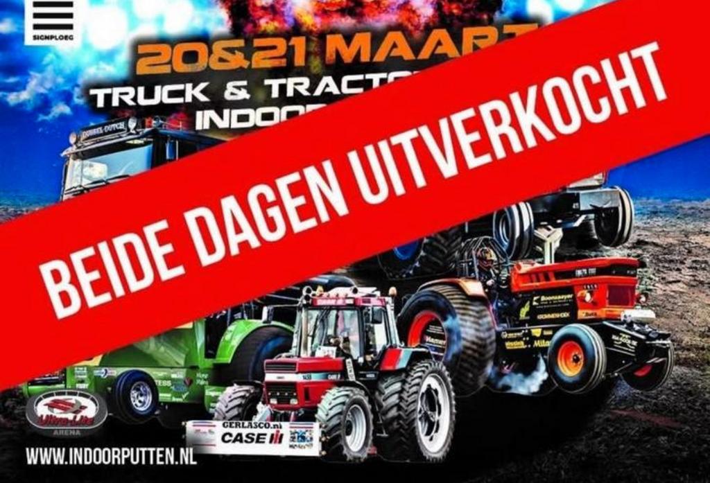 Trekkertrek Indoor Putten Vrijdag Kaarten 18+, Tickets en Kaartjes, Drie personen of meer, Maart