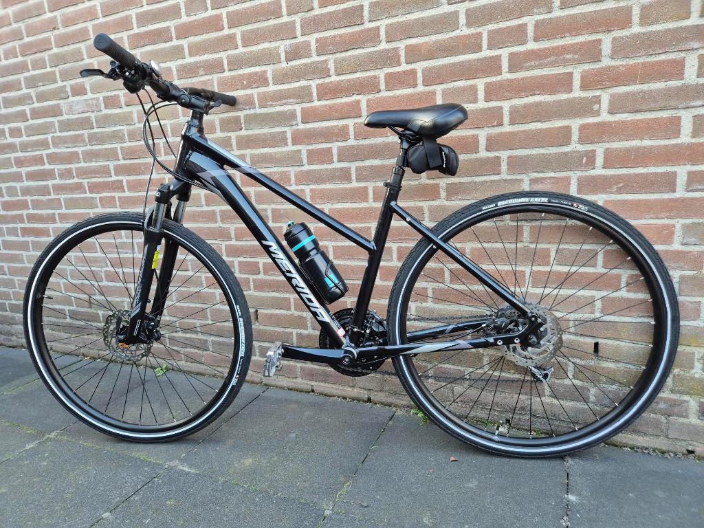 Damesfiets Merida Crossway, Fietsen en Brommers, Fietsen | Dames | Damesfietsen, Gebruikt, 47 tot 50 cm, Versnellingen, Ophalen