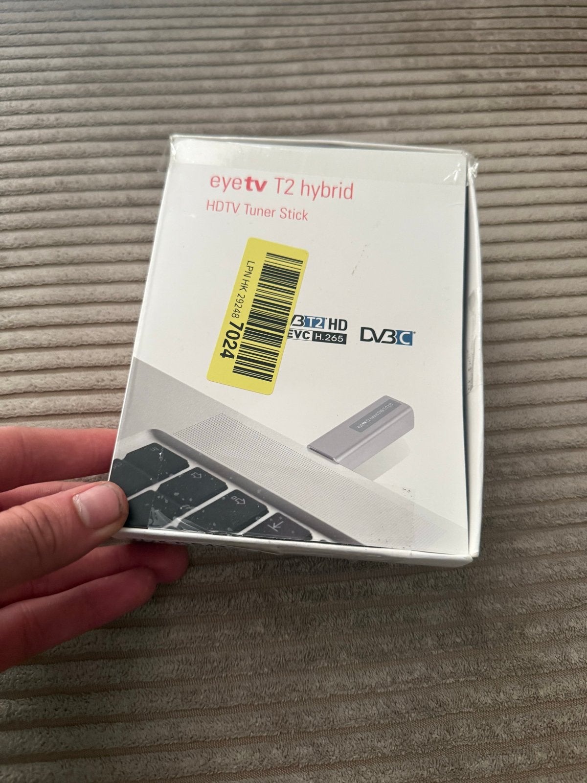 EyeTV T2 Hybrid HDTV Tuner Stick DVB-C/T2 H.265, Ophalen of Verzenden, Nieuw, Decoder