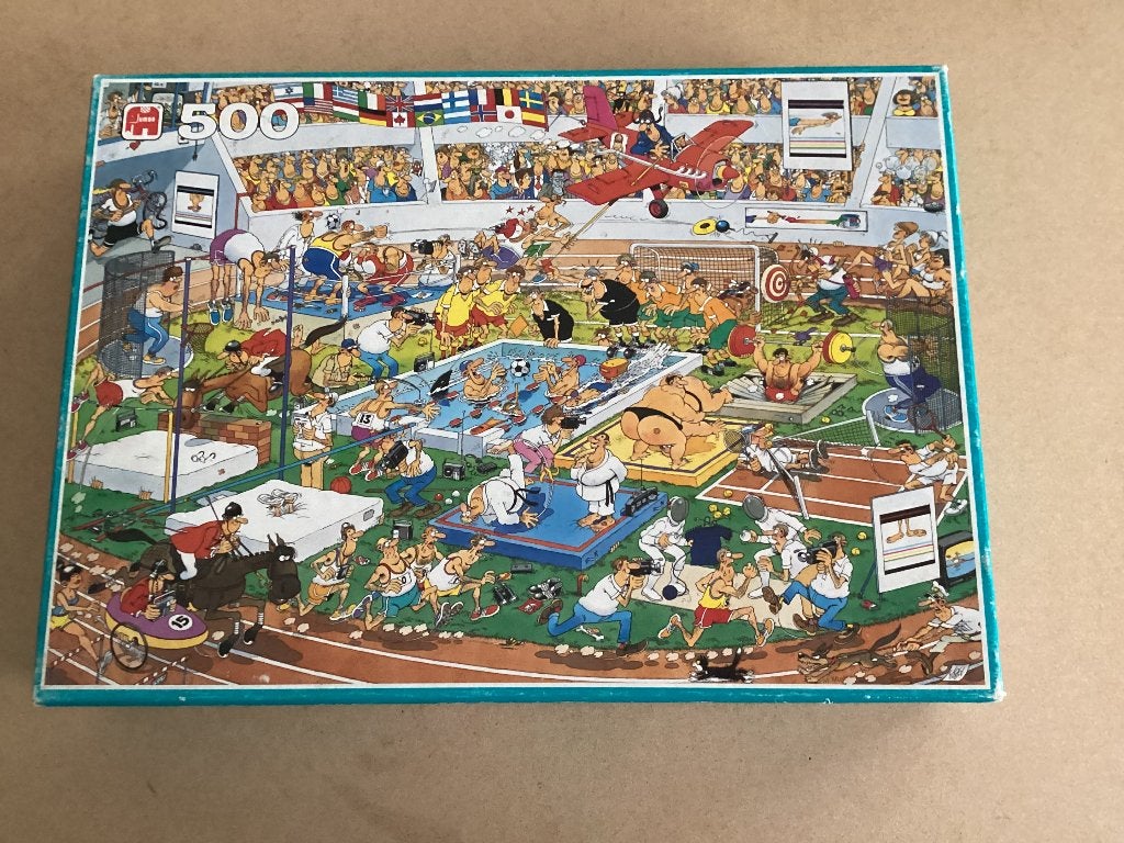 Jan van Haasteren 500 stukjes puzzel, Ophalen, 500 t/m 1500 stukjes, Zo goed als nieuw, Legpuzzel