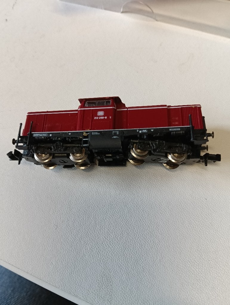 Fleischmann H0 Diesellocomotief BR 212 258-8 van de DB, Hobby en Vrije tijd, Gebruikt, Fleischmann, Ophalen of Verzenden, Gelijkstroom