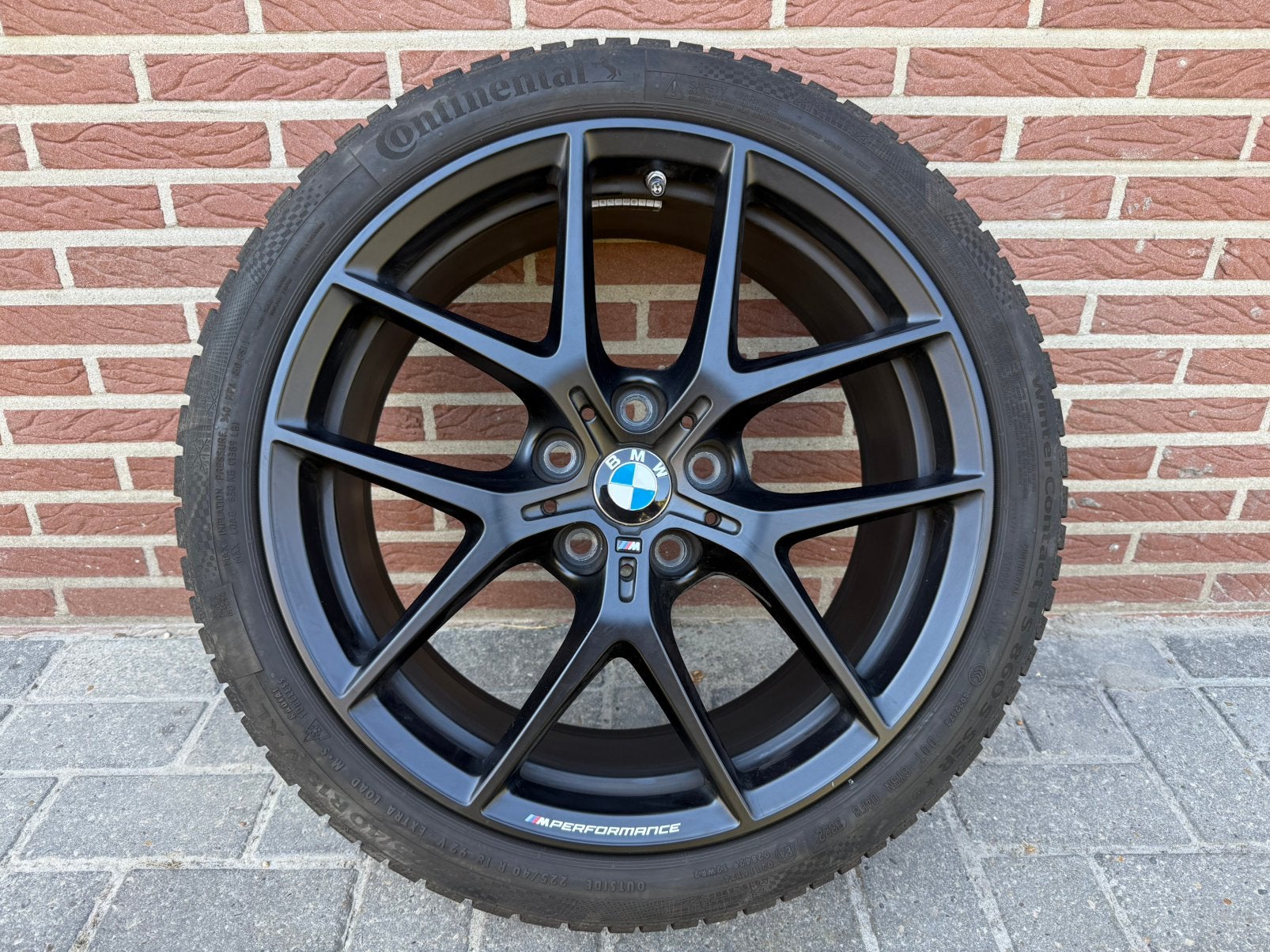 BMW 1 serie F40 2 serie F44 18 inch velgen 554M winterbanden, Ophalen, 18 inch, Banden en Velgen, Winterbanden