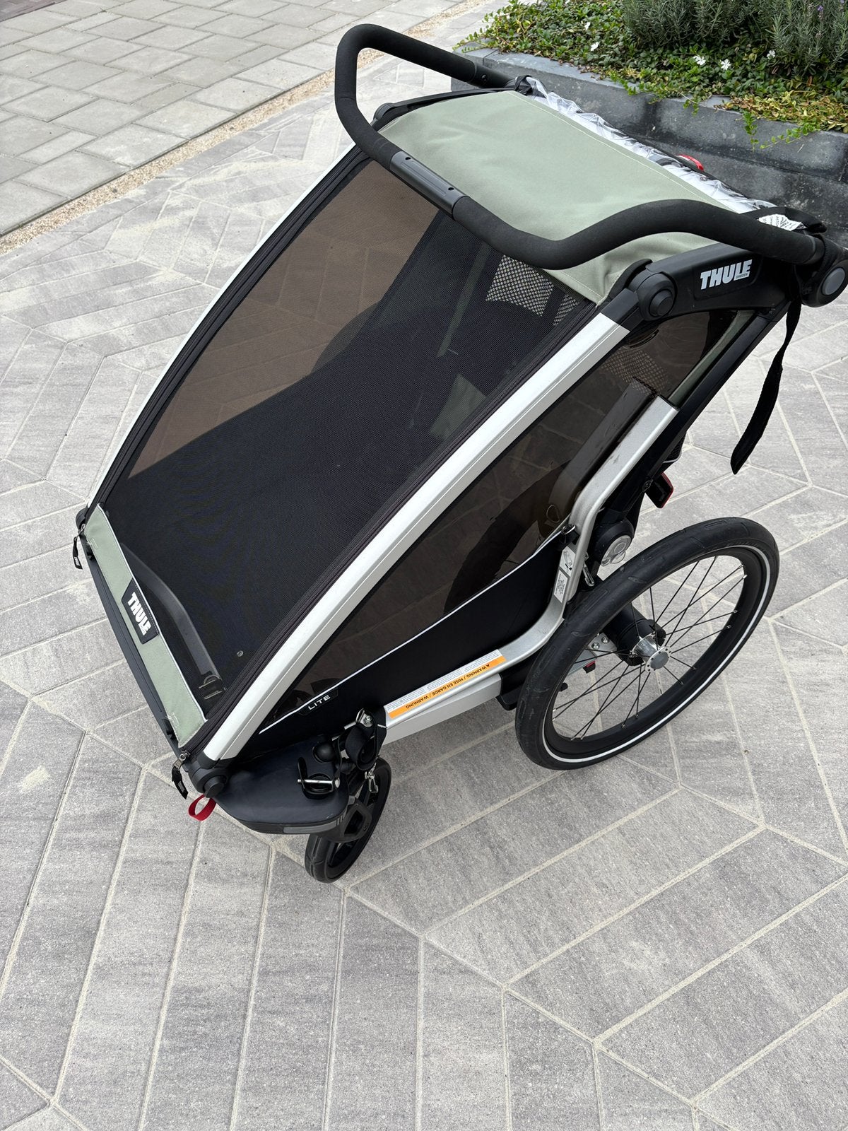 Thule Chariot Lite double, Ophalen, Zo goed als nieuw, Kinderkar