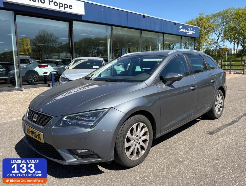 Seat Leon ST 1.6 TDI Aut Style Connect 110pk, Auto's, Seat, Stof, Gebruikt, 4 cilinders, Automatische klimaatregeling