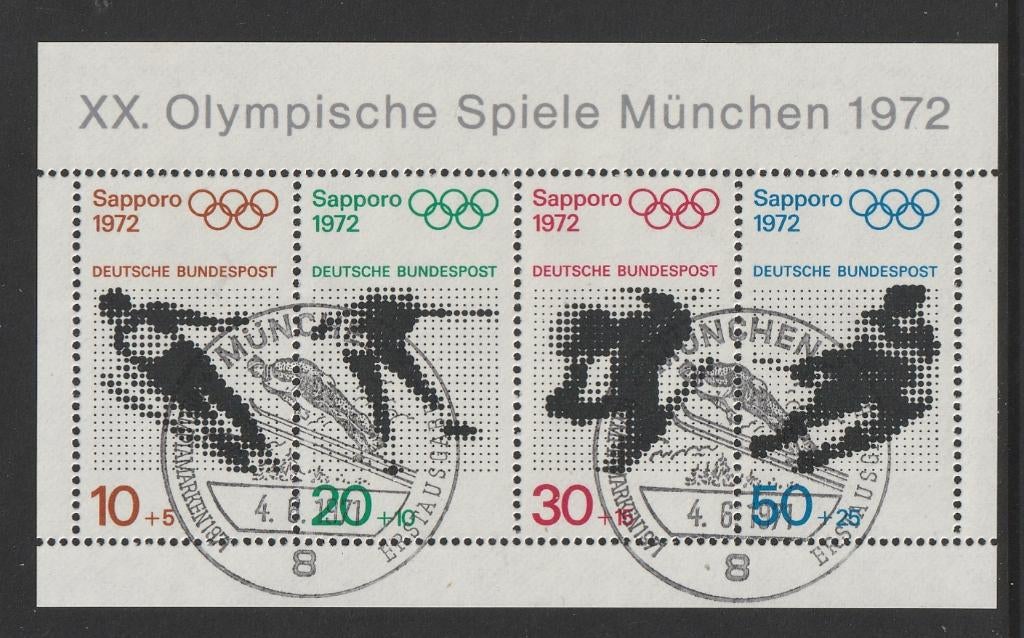 Duitsland 1971 Michel nr. Blok 6, Postzegels en Munten, Postzegels | Europa | Duitsland, Verzenden, BRD, Gestempeld