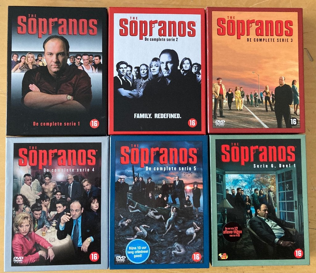 The Sopranos dvd collectie 6 DVD boxen, Engels, Verzenden, Nederlands, Zo goed als nieuw